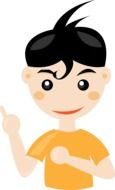 idea boy drawing