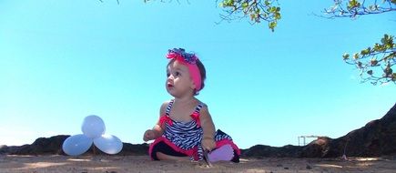 cute child baby