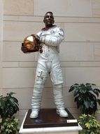 sculpture of an astronaut