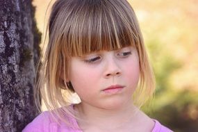 sad little girl