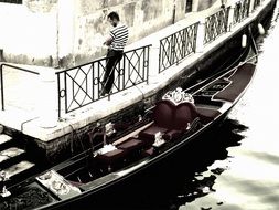 photo of gondola in venice