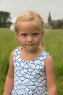 portrait of a pretty young girl