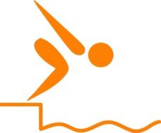 swimmer sign