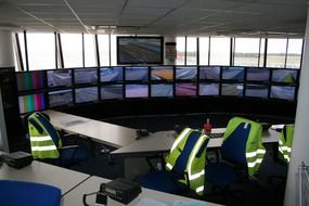 Photo of the Dispatch Room in Belgium