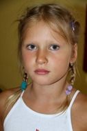 pretty blonde child girl