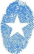 Somalia flag for fingerprints