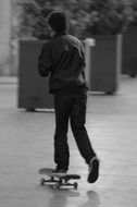 boy on a skateboard