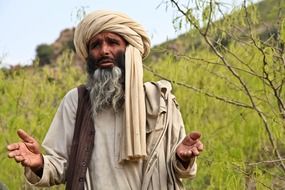 religious man in turban