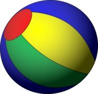 multi-colored ball as an illustration