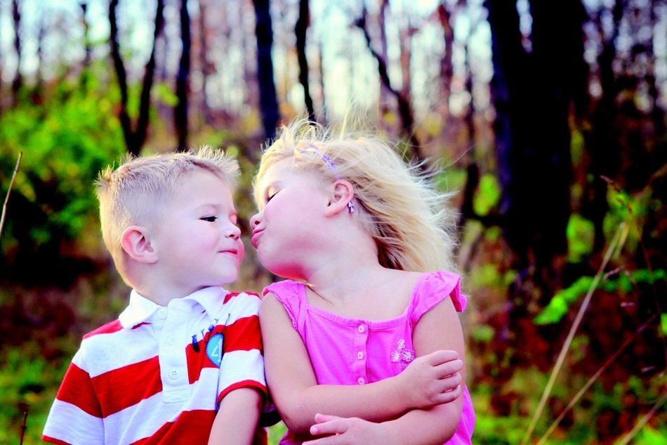 Happy baby couple