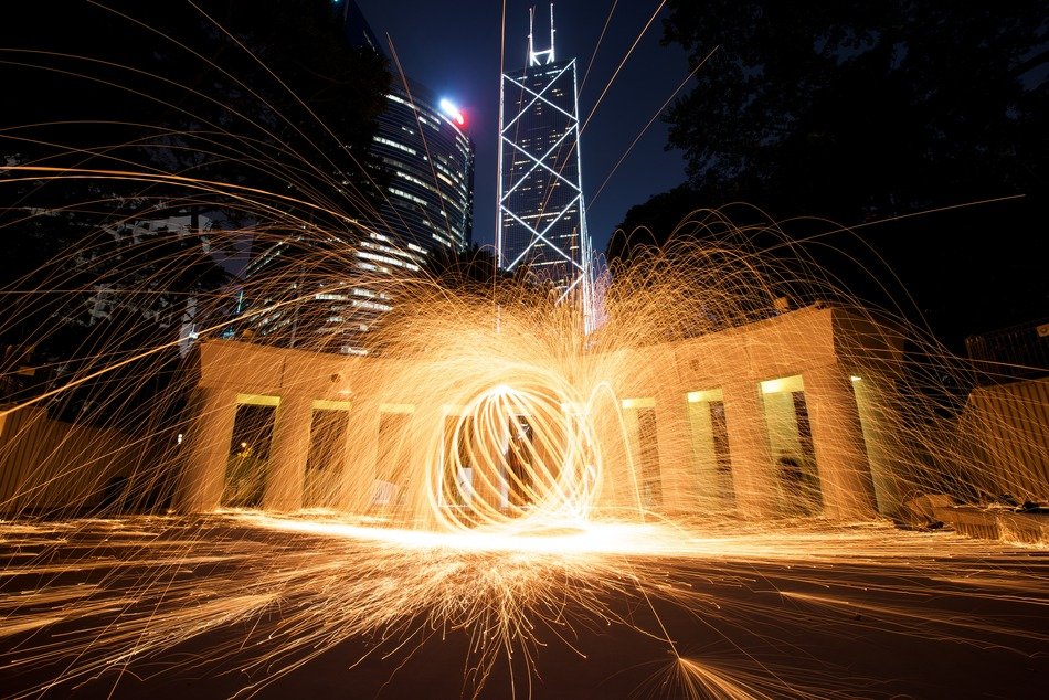 Sparks in Hong Kong