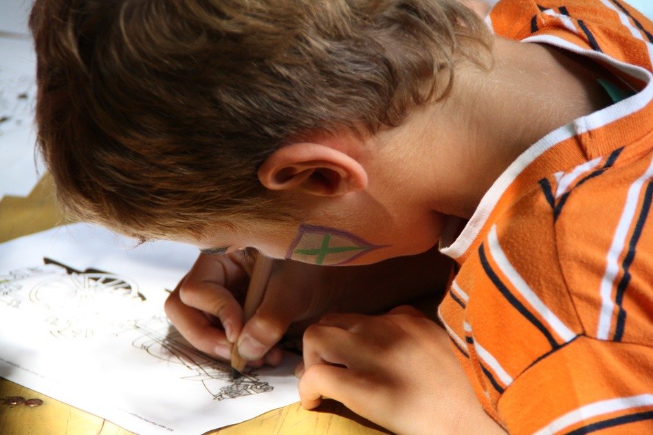 youngchild boy paint