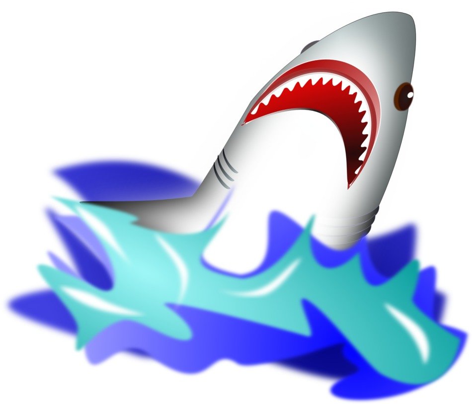 Clipart,picture of shark attack