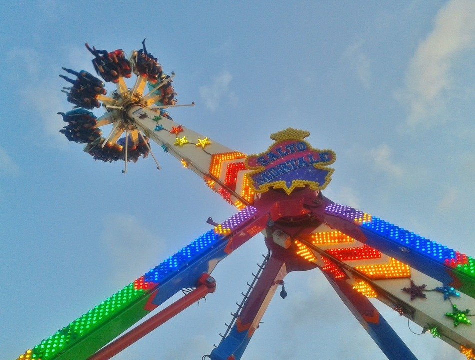 speed carousel at the fair