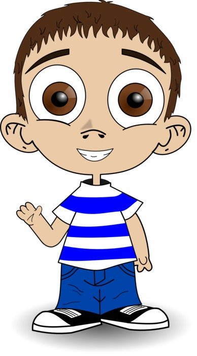 Picture of child with big eyes
