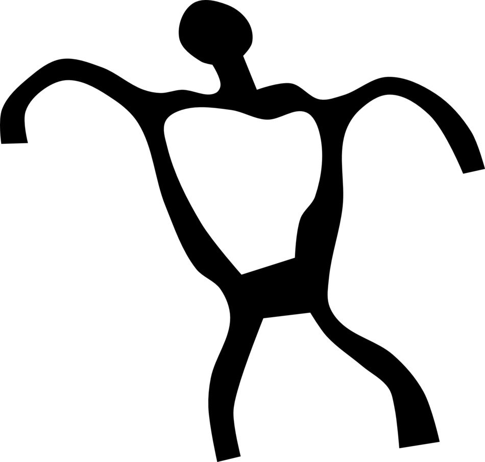 petroglyph ancient person
