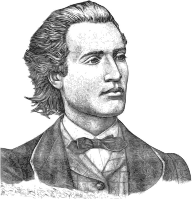 Portrait of Mihai Eminescu