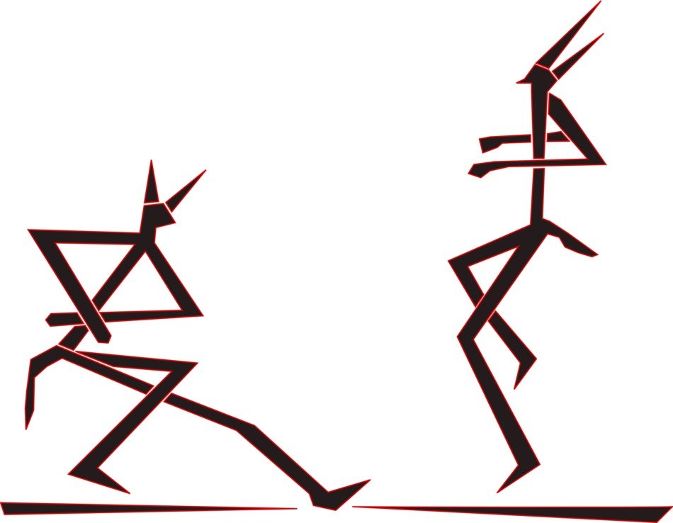 Stickmans dancing