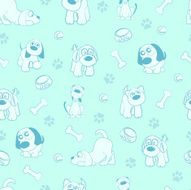 Seamless Pattern - Dogs!