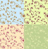 Ornaments seamless pattern