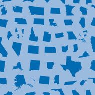 United States seamless pattern