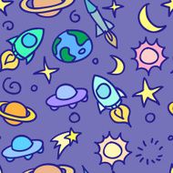 Seamless background - Space
