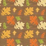Fall Oak Leaves Pattern
