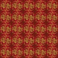Seamless Dragon Wallpaper Pattern