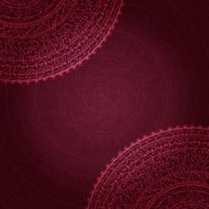 Background with abstract floral lace ornament