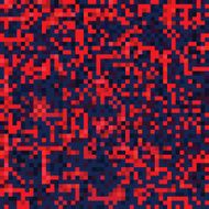 Pixel background seamless square mosaic vector