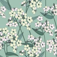 Spring flower seamless background