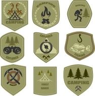 camping badges