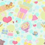 Seamless background - Gifts