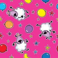 Sheep Party Seamless