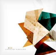 Futuristic shapes vector abstract background N6