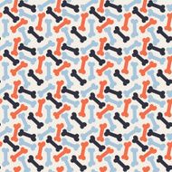 Seamless pattern with Bone