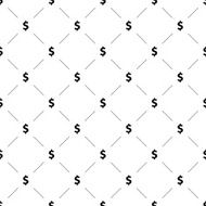 Vector seamless pattern money