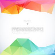 Abstract triangle colorful background N6