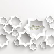 Vector 3D Muslim Paper Graphics