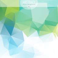Vector geometric green background N2
