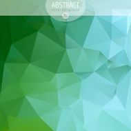 Vector geometric green background N3