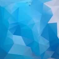 Vector geometric blue background N8