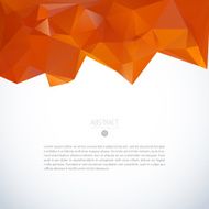 Vector geometric orange background N3