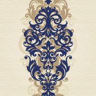 Vector seamless border in Victorian style N30