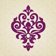 Vector baroque ornament in Victorian style N14