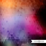 Trendy Abstract Faceted Geometric Hipster Background N8