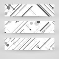 Vector banner set for your design N2