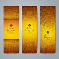 Collection banner design African art background