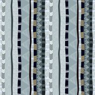 Seamless ethnic pattern with geometrical designs