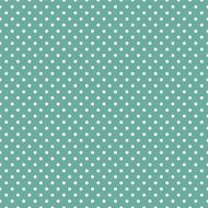Polka dots on mint green background